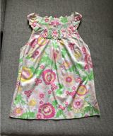 Vintage Lilly Pulitzer Floral Sleeveless Top Origami Pleated Geometric Neckline Photo 0