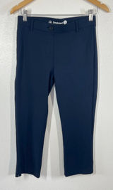 Betabrand Classic Cropped Dress Pant Yoga Pants Womens Small Navy‎ Blue Photo 0