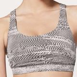 Lululemon Energy Sports Bra Medium Support Wicking Swerve Vapor Metal Grey 10 Photo 0