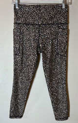 Athleta Salutation Stash 7/8 Pocket Leggings Abstract Print‎ Size Small Photo 0