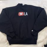 Los-angeles-apparel Women's Black Sweatshirt Photo 0