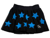 Ultracor Skort Womens Medium Black Blue Star Print Mesh Athletic Tennis Skirt Photo 0
