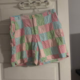Orvis Pastel Patchwork Seersucker Women’s Shorts Photo 0