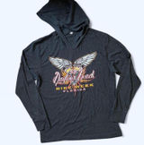Daytona Beach Bike Week Florida graphic hoodie long sleeve tee Size Medium Photo 0