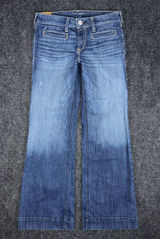 Ariat Trouser Mid Rise Stretch Lucy Wide Leg Jeans 28 SHORT 10028925 Western EUC Photo 0