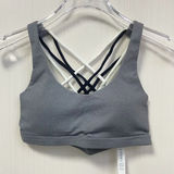 Lululemon Free To Be Wild Sports Bra NWT Heather Grey Criss‑Cross Straps Photo 0