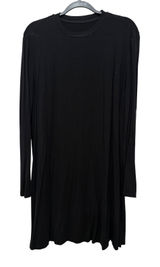 Shein Womens Black Long Sleeve Crew Neck Mini T-Shirt Dress Size XL US 12 Photo 0