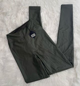 OFFLINE by Aerie Faux Leather High-Waisted Leggings Olive Green Size XS Photo 0