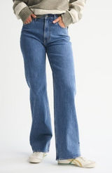 Abercrombie & Fitch The 90s Relaxed Jean High Rise Size 26 Blue Denim Y2K Retro Photo 0