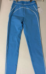 New nwt Alo yoga heart throb azure blue white xs leggings Photo 0