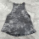Hem & Thread‎ Size Small S Blue White Tank Top Stripe Sleeveless Summer Shirt Photo 0