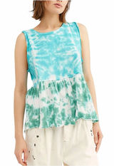 Free People We the Free Tie Dye Sleeveless Cotton Top Womans M Photo 0