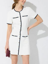 Maje Salino Tweed Mini Dress size 34 ( US 0) Photo 0
