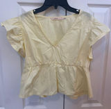 Boutique Yellow Top Size M Photo 0