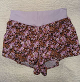 Aerie Pink‎ Floral Shorts Size Large Nwot Photo 0