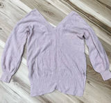 Yes Lola Pink Off The Shoulder Sweater Women’s Small Photo 0