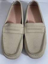 Rothy’s Driver Loafer Flats Light Beige Sustainable Minimalist Women Size 8 Photo 0