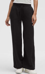 Lululemon Scuba Mid-Rise Wide-Leg Pant *Regular Black Size XXXS Photo 0