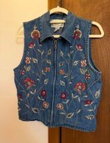 Vintage vest Blue Size L Photo 0