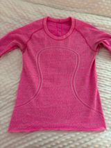 Pink Long Sleeve Lululemon Top Photo 0