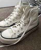White Converse High-Top Platform Photo 0