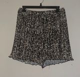 Anthropologie Hutch Plissé Motif Pull-On Shorts Brown Photo 0