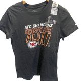 Nike Womens M Kansas City Chiefs AFC Short Sleeved Tee NEW Photo 0