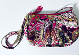 Vera Bradley Multicolor Pink Floral Little Hipster Bag Crossbody Purse VGC Photo 0