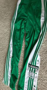 Green Adidas Track Pants Photo 0