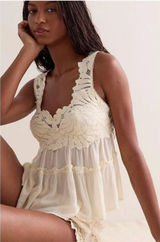 Free People Petal Party Shapeless Cami- size XL Photo 0