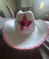 Pink Glitter Cowgirl Hat Photo 0