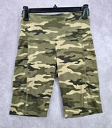 Saresa Green Camo‎ Army Biker Running Yoga Shorts Bottoms Pants S Small Photo 0