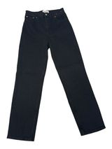 NWOT Abercrombie & Fitch 90’s Ultra Highrise Straight leg Jean 27 black Photo 0