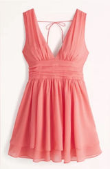 Abercrombie Coral Mini Dress Photo 0