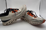 On Running Cloudmonster Undyed-White Flame Orange Sneakers Womens 11 61.99023 Photo 0