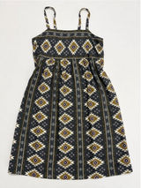 Sonoma Geometric Print Babydoll Midi Dress Boho Festival Sundress XL Photo 0