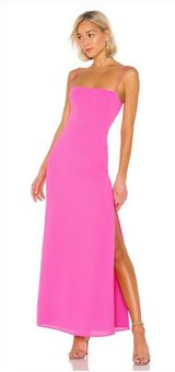 Superdown Addison Maxi Dress in Pink Small Photo 0