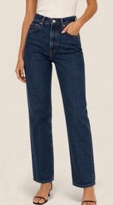 Reformation Pamela Ultra High Rise Straight Leg Jeans Wallis Wash Size 26 NWT Photo 0