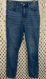 Good American jeans skinny stretchy light wash denim Khloe Kardashian size 10 Photo 0