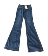 Joie Jeans Nouveau Flare Dark Wash High Rise Denim Size 23 NWT Made in USA Photo 0