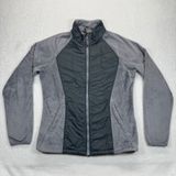 Mountain Hardwear Fleece Jacket Full Zip Puffer‎ Panel Gray Womens M Photo 0
