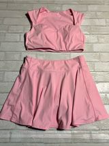 Women's Active Set Skorts and top light pink Size XL Photo 0