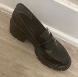 Black Chunky Loafer by Size 7 Photo 0