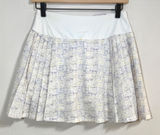 NWT‎ Calia 14" Side Pleat Golf Skort Size S Cross Thatch Cool White UPF 50+ Photo 0