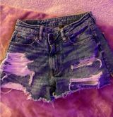 American Eagle Jean Shorts Distressed Photo 0