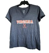 UVA University of Virginia League Women's V-Neck Tee Shirt, Small Photo 0