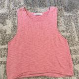 Free People Beach Women's Pink Knit Swim Tank Top - Size M Photo 0