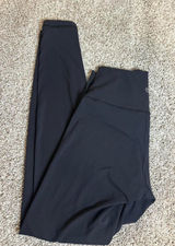Lululemon black high-waisted leggings black size 6 Photo 0
