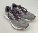 Brooks Launch 7 Womens Running Shoes Size 8.5 Gray & Purple Lightweight athletic Photo 0