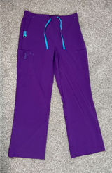 Carhartt Force Women Eggplant Medical Scrub Pants Cargo Nurse Sz Medium Photo 0